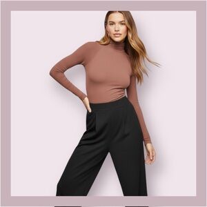 Free People Intimately Ribbed Seamless Turtleneck Bodysuit